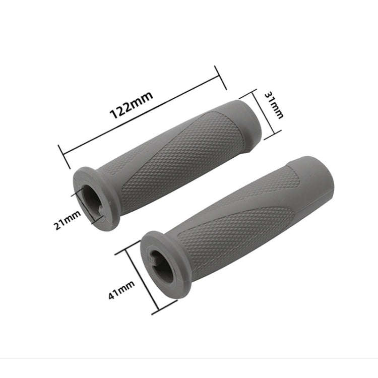 For Ninebot F30/F40 1pair Electric Scooter Silicone Handlebar Cover(Gray)