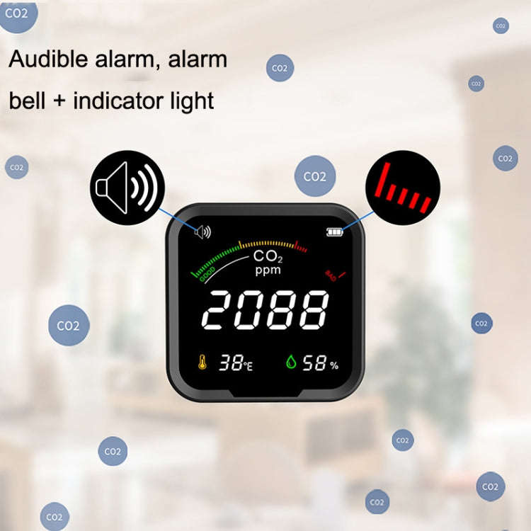 PTH-9C Gas Detector Infrared Carbon Dioxide Detector Temperature And Humidity Meter