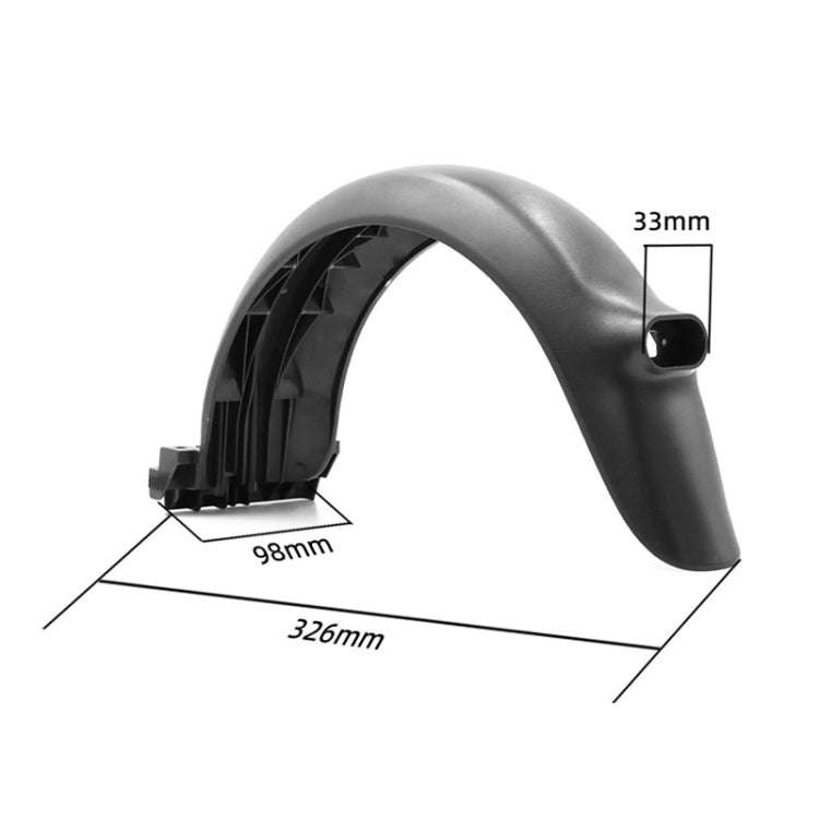 For Ninebot F30 Electric Scooter Accessories, Style: Rear Fender+Taillight