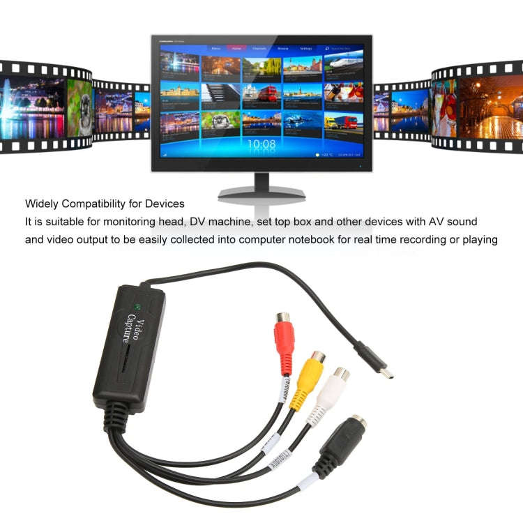 USB-C/Type-C Video Card USB 3.1 Port 1 Channel Converter for Mobile Phone Computer AV Monitor