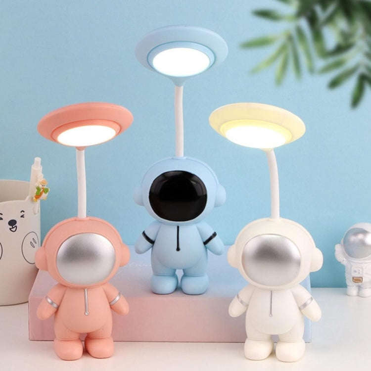L-220903 Astronaut Eye Protection Study Lamp LED Rechargeable Reading Light(White)