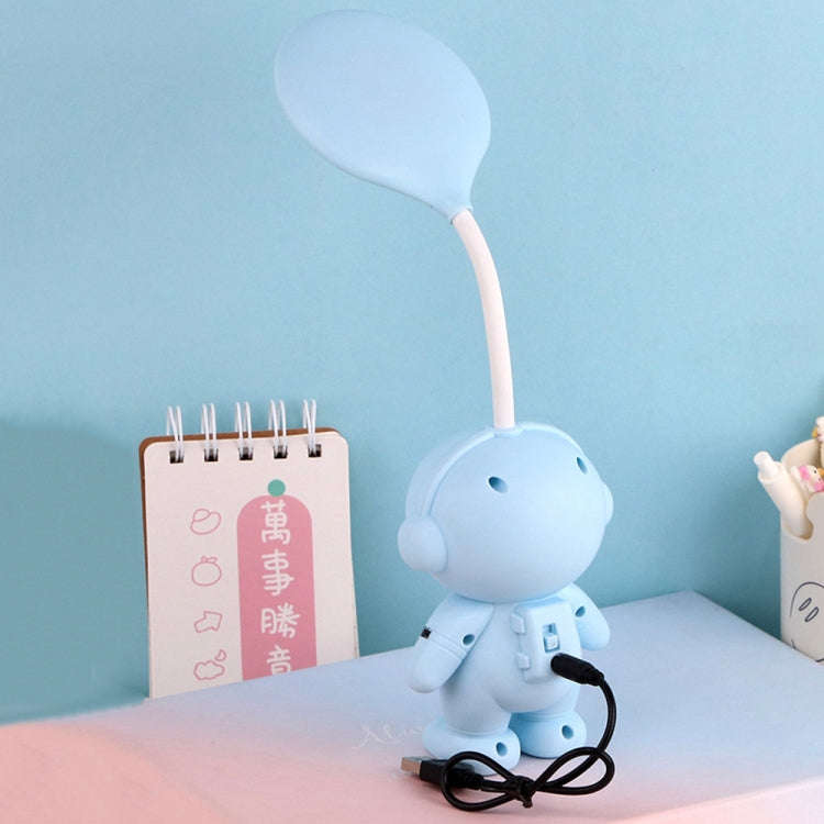 L-220903 Astronaut Eye Protection Study Lamp LED Rechargeable Reading Light(White)