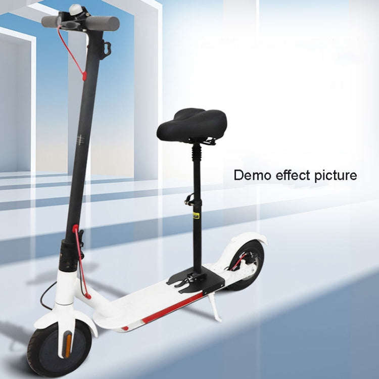 For Xiaomi M365 Scooter Accessories Seat Lifting and Folding Saddle Without Punching(Black)