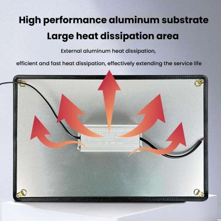 LED Quantum Board Edged Greenhouse Plant Growth Fill Light, Specification: UK Plug(Sunlight)