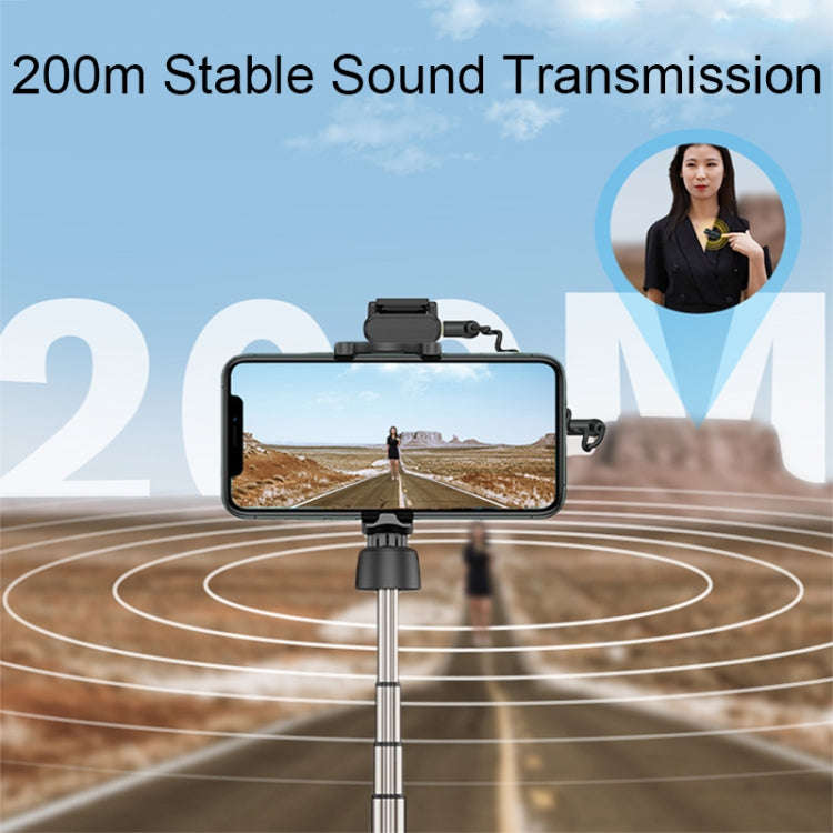MOMA Lark M1 1 In 1 Mirrorless Camera Live Mini Wireless Lavalier Microphone with Charging Box