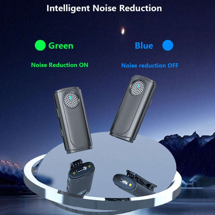 J20 One-two Wireless Lavalier Microphone Audio Video Recording ,Spec: Fully Adapted Interface