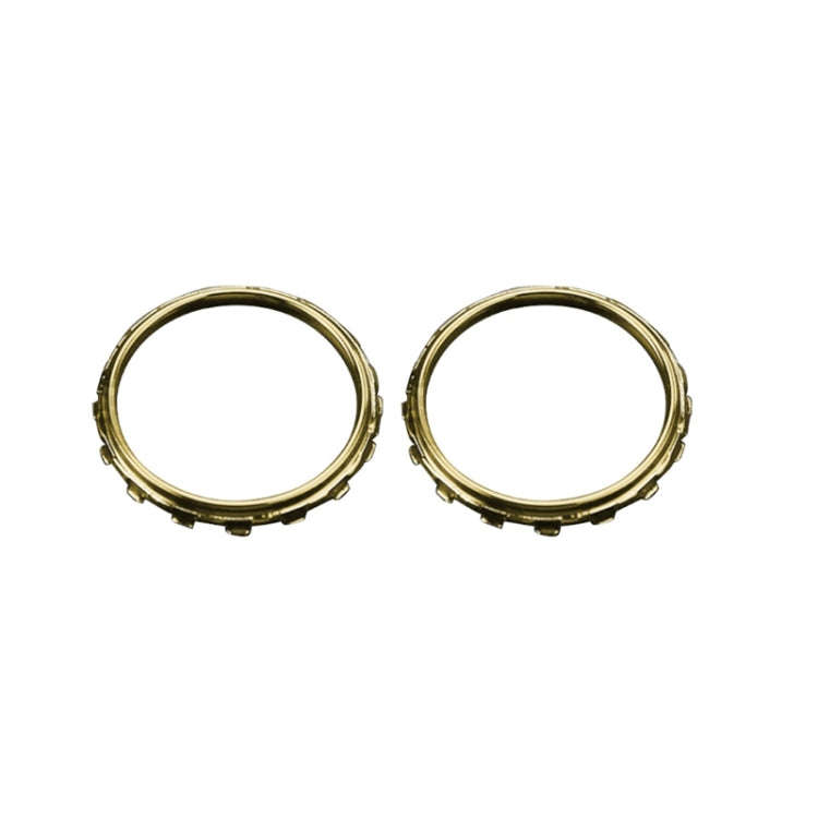For Xbox One Elite 1pair 3D Replacement Ring Handle Accessories, Color: Gold Plating