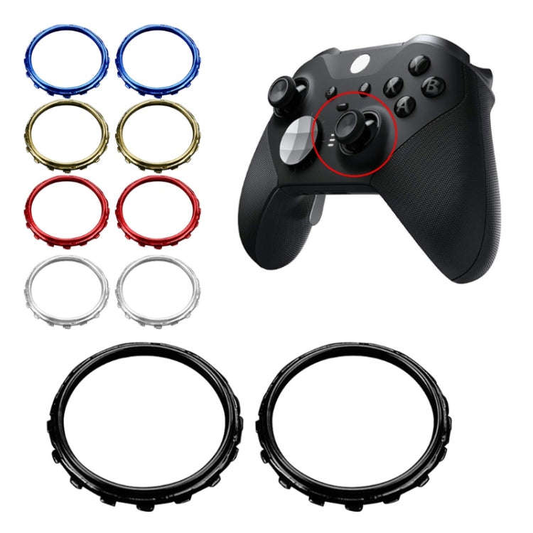 For Xbox One Elite 1pair 3D Replacement Ring Handle Accessories, Color: Blue Plating