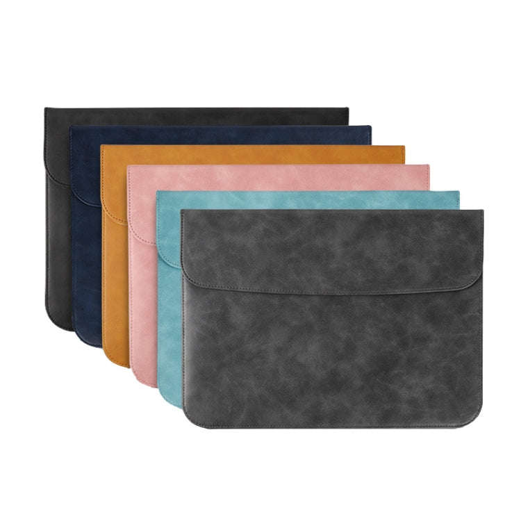 A20 Laptop Bag Magnetic Suction Slim Tablet Case Inner Bag, Size: 13.3/14 inch(Royal Blue)