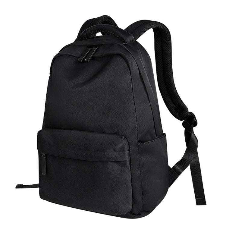 SJ13 13-15.4 inch Large-capacity Waterproof Wear-resistant Laptop Backpack(Black)