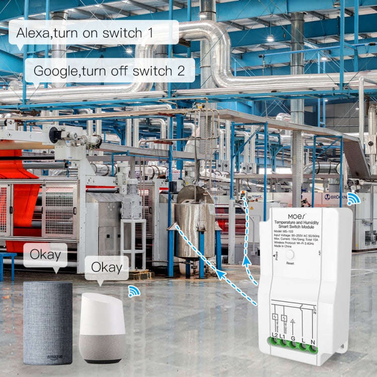 Temperature and Humidity Probe Tuya Dual-way Temperature and Humidity Switch Timer Smart Switch