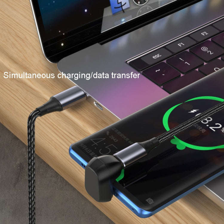 U-shaped Elbow Type-C/USB-C Male To Female Data Transfer Charging Adaptor, Interface form: 2.0