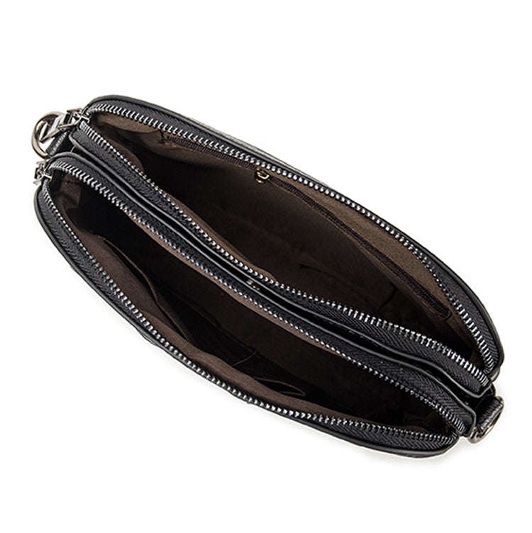 XY1101 Multifunctional Double Layer Ladies Woven Handbag Phone Single-shoulder Bag(Cable)