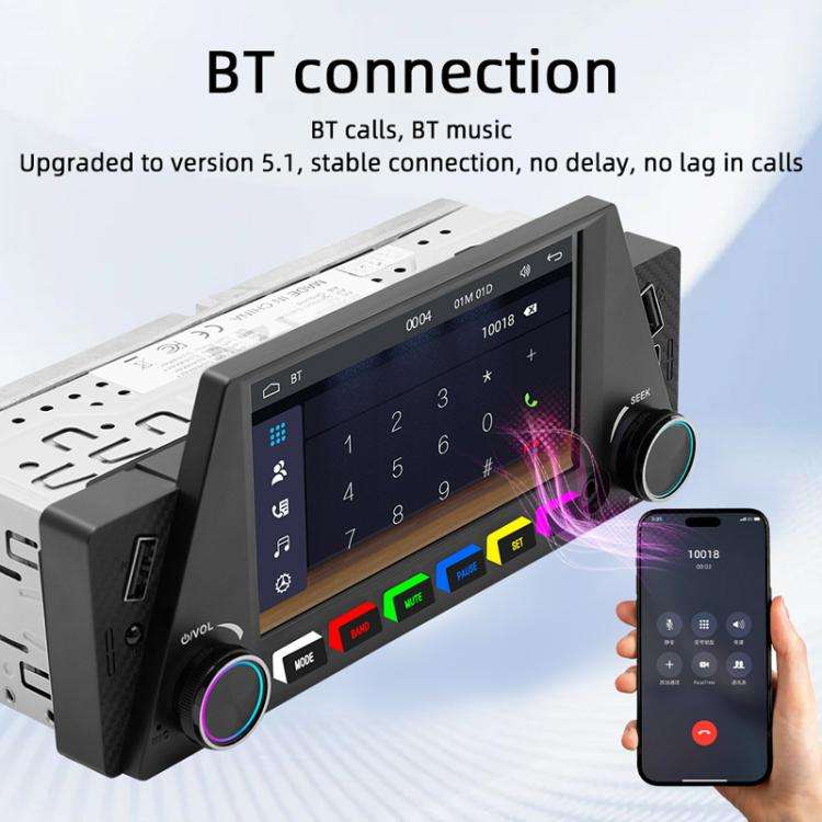4.7 inch AUTO/CarPlay Navigation Bluetooth FM Radio Car MP5(161C)