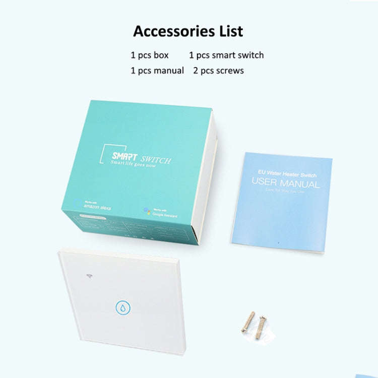 Tuya ZigBee 40A Smart High Power Water Heater Light Air Conditioner Switch Time Voice Remote Cont...