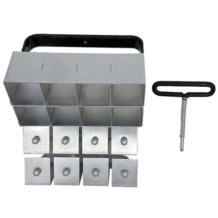 Handheld Seedling Soil Blocker Makes Eight 2 by 2 Inches Soil Blocks for Garden Prep