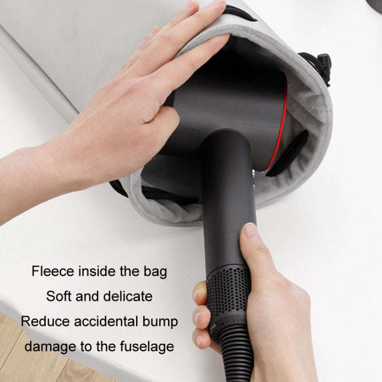 Baona DS-003 for Dyson Hair Dryer Complete Accessories PU Storage Bag(Black)