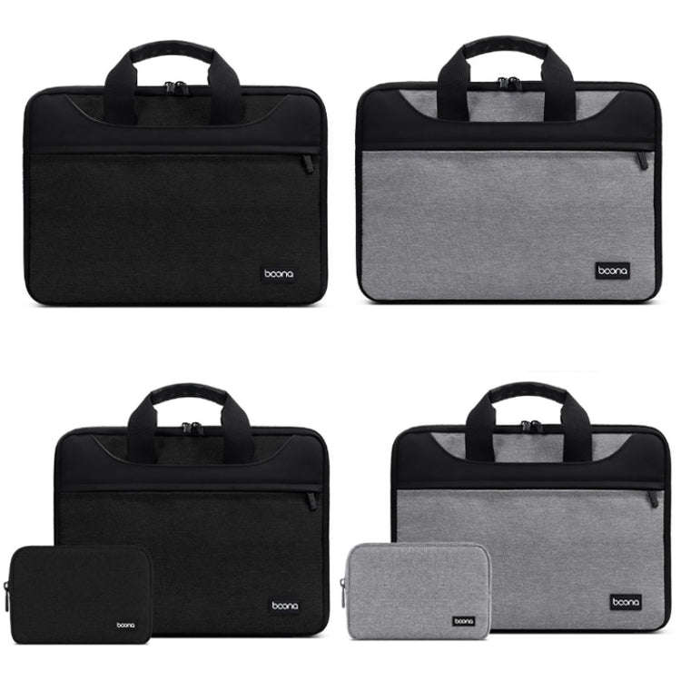 Baona BN-I003 Oxford Cloth Full Open Portable Waterproof Laptop Bag, Size: 13/13.3 inches(Grey)