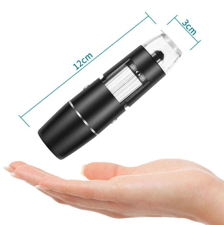 50X-1000X Wireless WIFI Connection LED Light Portable Digital Microscope, Specification: W05-B