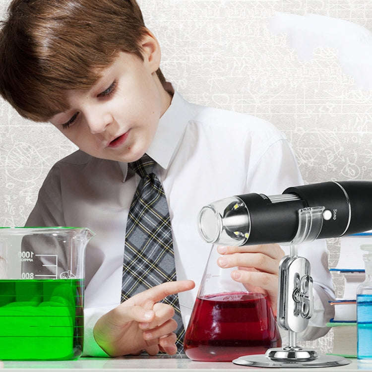 50X-1000X Wireless WIFI Connection LED Light Portable Digital Microscope, Specification: W05-B