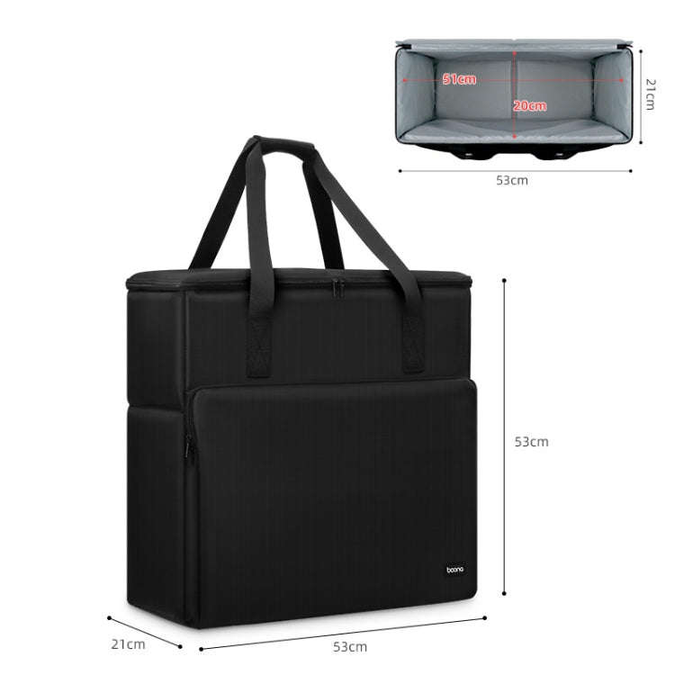 Baona BN-K002 Desktop Computer Host Monitor Keyboard Storage Bag, Size: Single Layer 24 inches