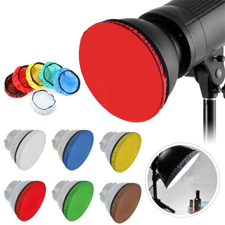 For 55 Degree Standard Cover 18cm Soft Light Fabric Cover, Color: Red
