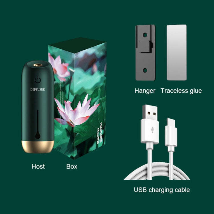 Timed Automatic Spray Air Purification Diffuser, Single Machine, No Essential Oil(2.0 Forest Green)