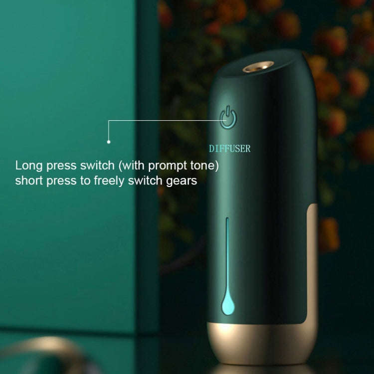 Timed Automatic Spray Air Purification Diffuser, Single Machine, No Essential Oil(2.0 Forest Green)