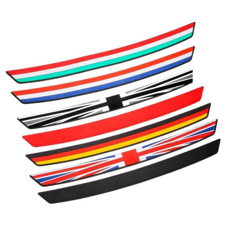Car Trunk Anti-collision Strip Threshold Decoration Protection Sticker(British Red)