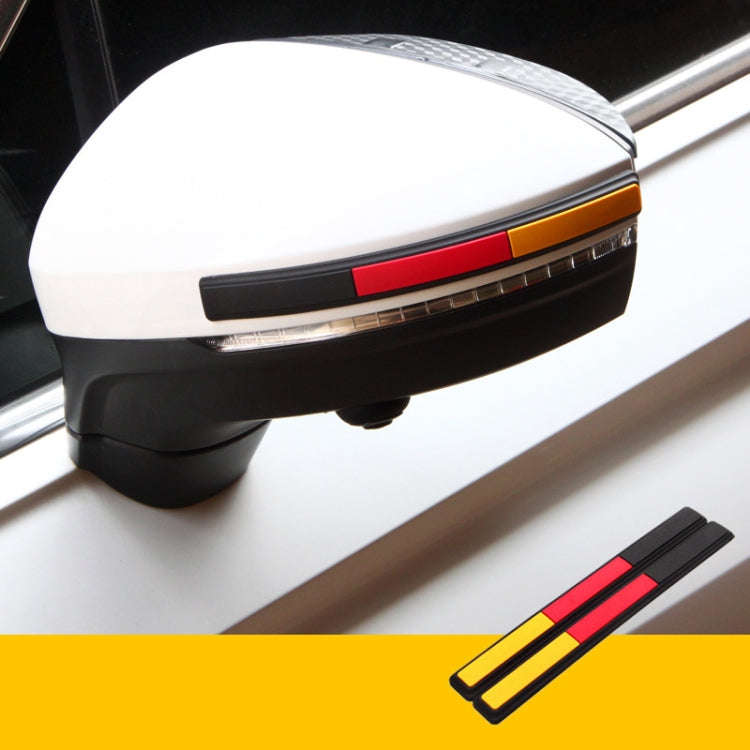 Car Rearview Mirror Door Side Decoration Anti-collision Rubber Strips(Germany Black Edge)