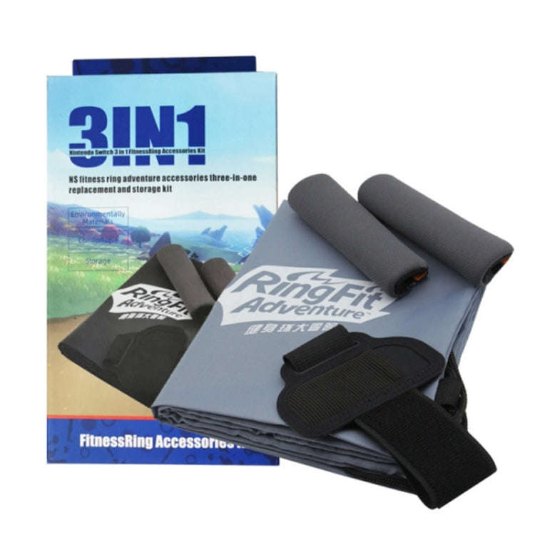 For Switch HS-SW342 Fitness Ring 3 In 1 Red Big Adventure Game Storage Set Somatosensory Sports A...