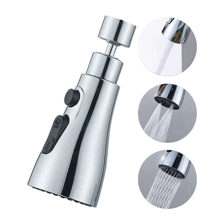 3 Functions Spray Head 360 Degree Swivel Faucet Spayer Head for Kitchen Faucet,Spec: Double Blade