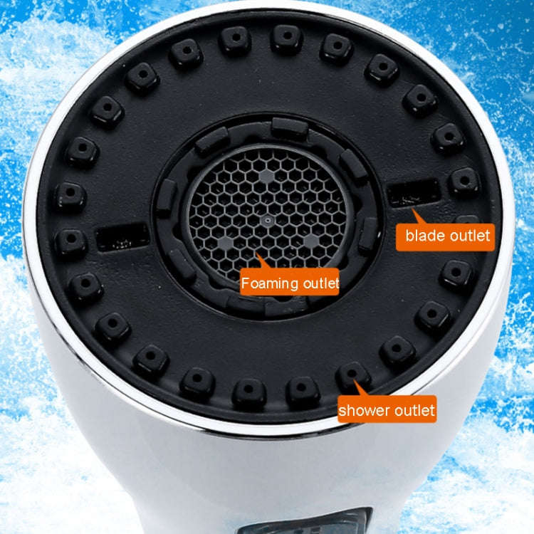 3 Functions Spray Head 360 Degree Swivel Faucet Spayer Head for Kitchen Faucet,Spec: Double Blade
