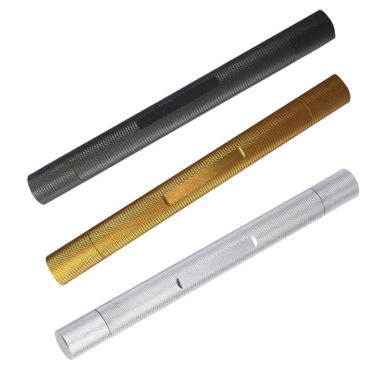 Lightweight With Serrated Cigar Needle Dredger Drilled Smoke Vent(Black)