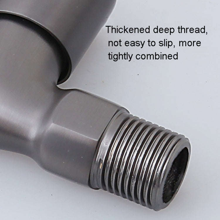 Bathroom Toilet Stainless Steel Bib Tap Wall Mounted Washing Machine Water Tap ,Spec: Medium Long...