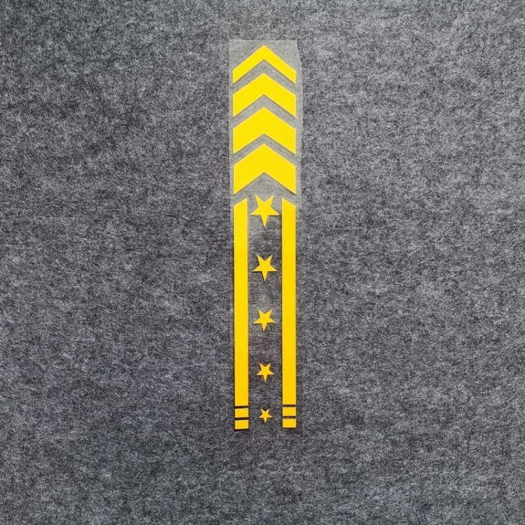 10pcs Motorcycle Car Fender Reflective Sticker Modified Decorative Waterproof Sticker Arrow Star(...