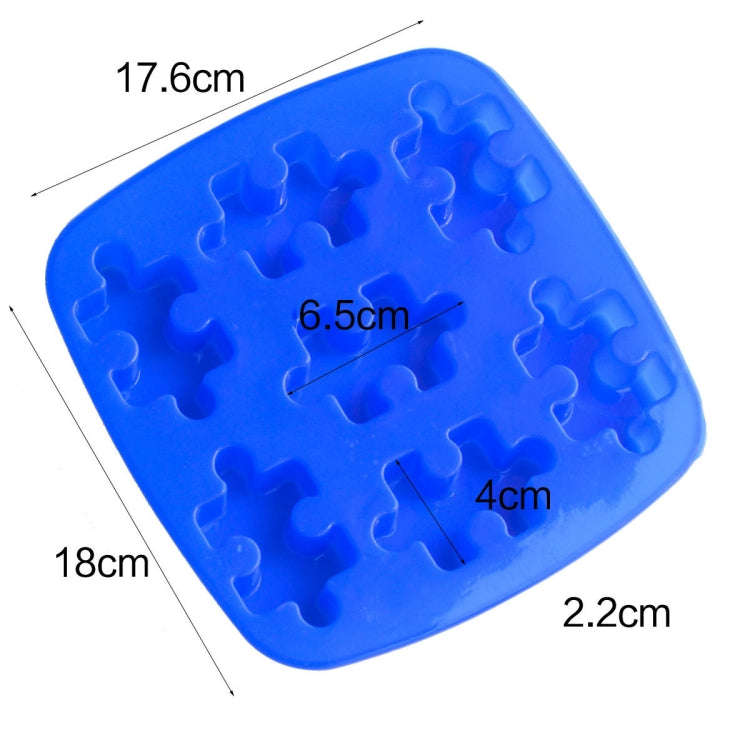 DIY Silicone Ice Grid Chocolate Puzzle Biscuit Tools