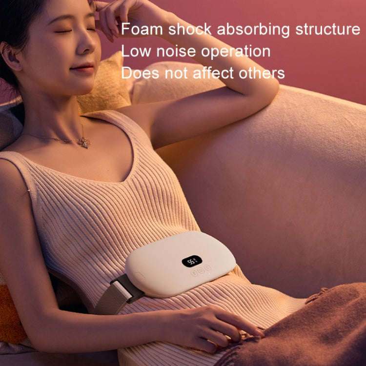 2000mAh Intelligent Massage Warming Belt Digital Electric Abdominal and Waist Massager(Pink)