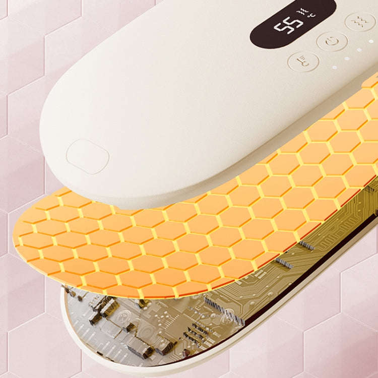 2000mAh Intelligent Massage Warming Belt Digital Electric Abdominal and Waist Massager(Pink)