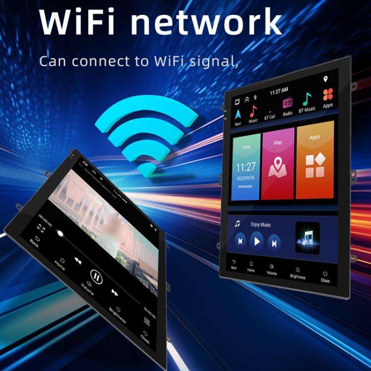 9.7 inch Vertical Screen Bluetooth Radio Android 13 GPS Navigation Device, Memory: 2+32G