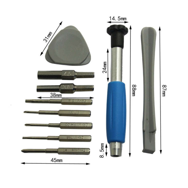 For Nintendo Switch PSP/GBA/DS/3DS 10 In 1 Repair Tool Kit Screwdriver Set