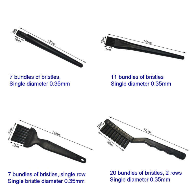 4pcs/set (4 Hard Hair) Computer Keyboard Screen Camera Lens Digital Equipment Cleaning Brush