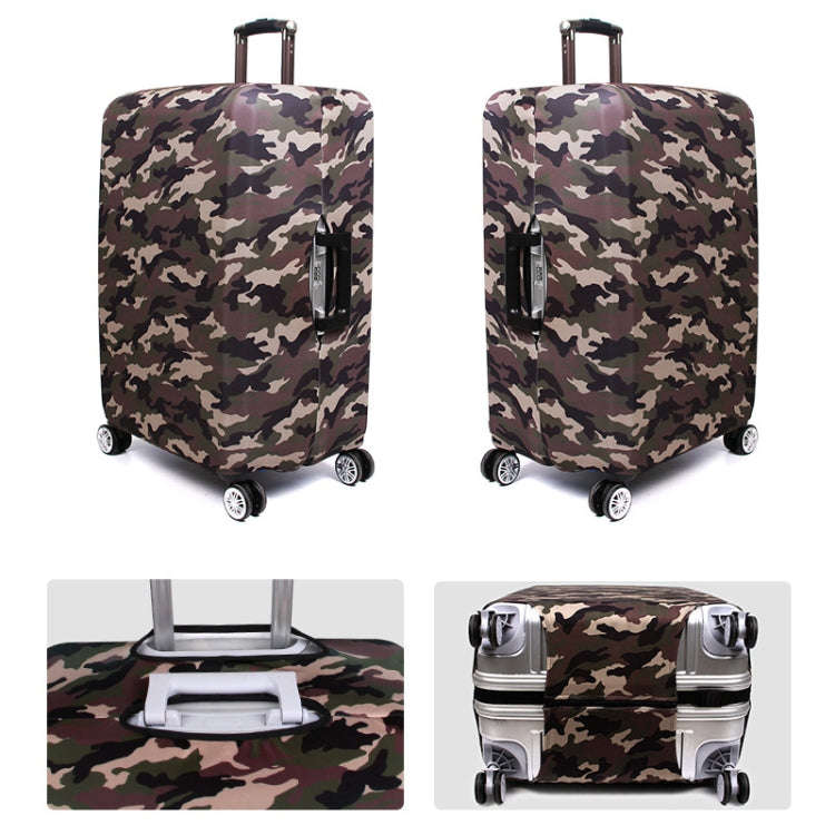Wear-resistant Travel Trolley Suitcase Dustproof Cover, Size: S(Camouflage 1)