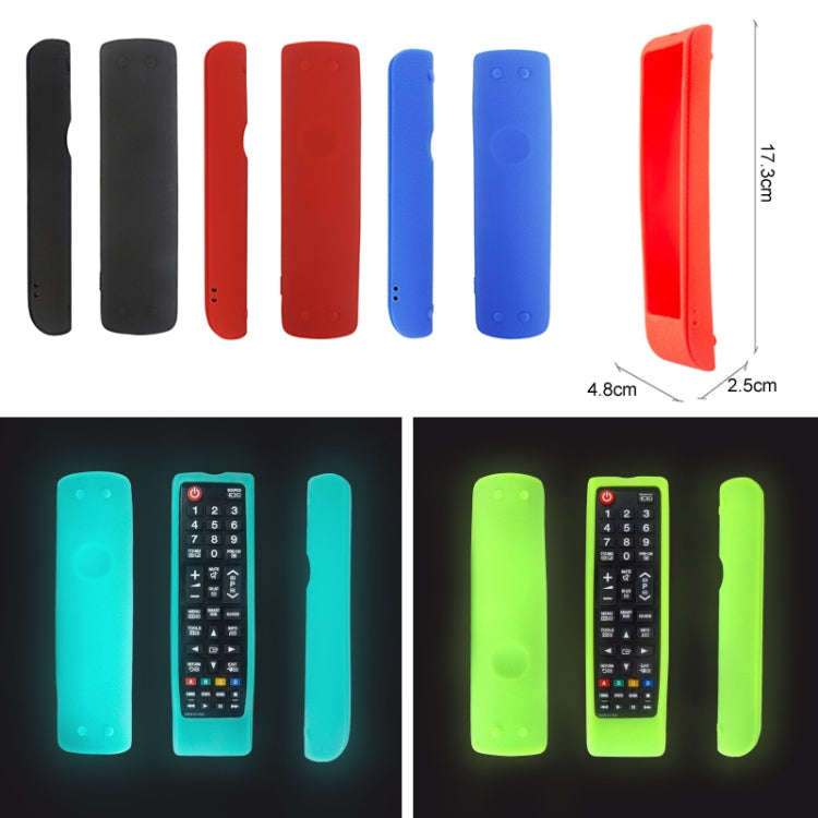 For Samsung BN59-01303A/01199F 2pcs Remote Control Case(Fluorescent Green)