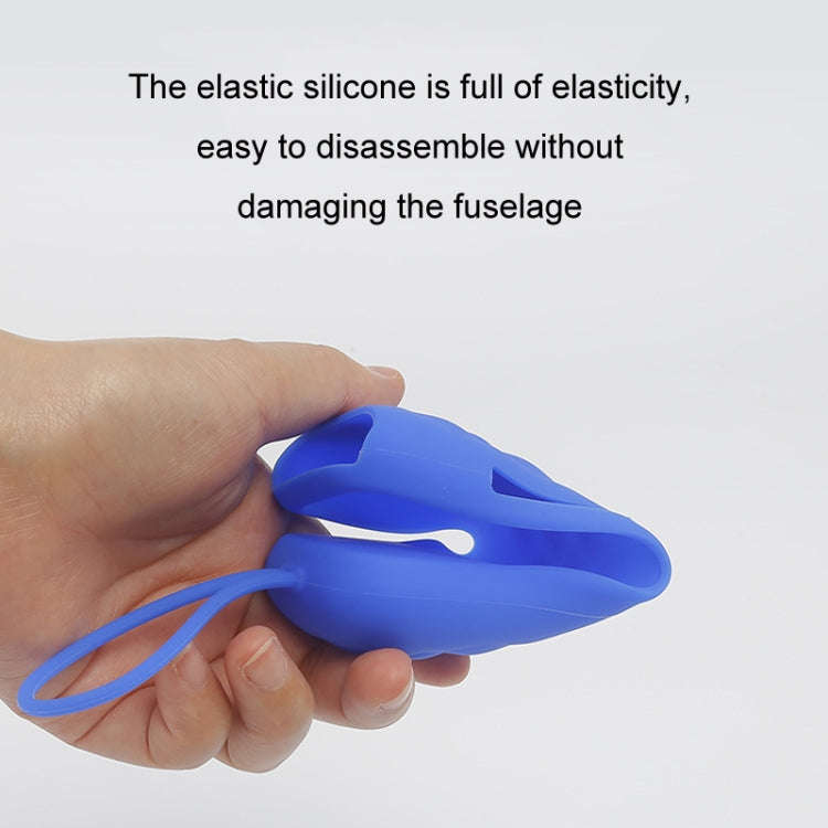 For TCL Roku 3600R/3900/Voice RCAL7R 2pcs Remote Control Silicone Case(Sea Blue)