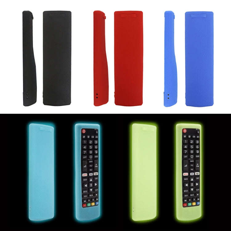 For LG 2pcs Remote Control Drop-Proof Protection Case(Blue)