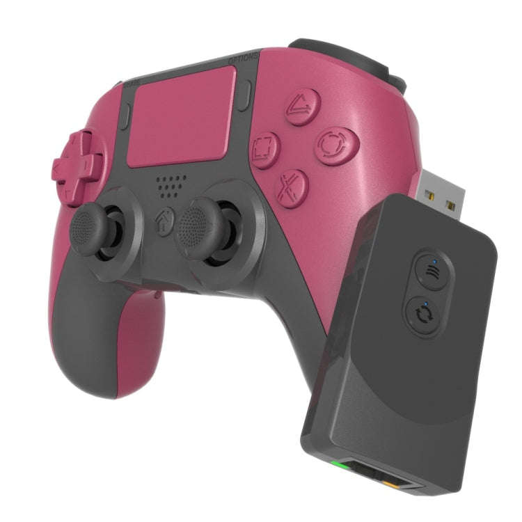 For PS5/ PS4/PC Wireless WIFI Controller Bluetooth DualSense Gamepad Joysticks(Purple Red)