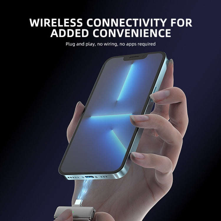 S16-S One To Two Black Digital Display Wireless Lavalier Microphone With Charging Compartment,Spe...