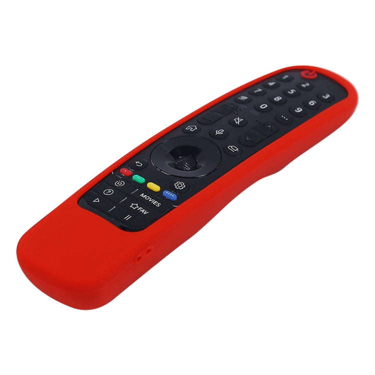 For LG MR21GA/MR21GC 2pcs Remote Control Silicone Case(Red)