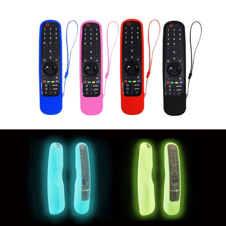 For LG MR21GA/MR21GC 2pcs Remote Control Silicone Case(Blue)